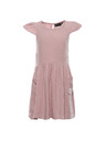 ALPINE PRO Dětské bavlněné šaty ALPINE PRO ILERO pale mauve