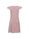ALPINE PRO Dětské bavlněné šaty ALPINE PRO ILERO pale mauve