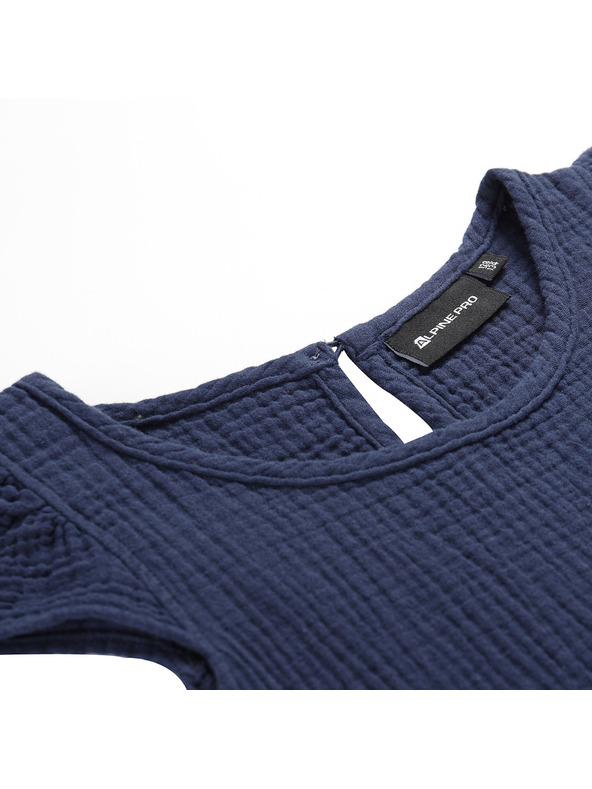 ALPINE PRO Dětské bavlněné šaty ALPINE PRO ILERO moonlit ocean