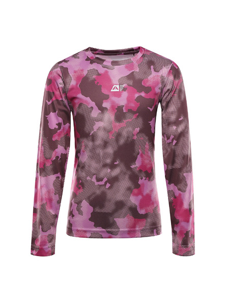 ALPINE PRO Dětské rychleschnoucí triko ALPINE PRO HORMO fuchsia red varianta pc
