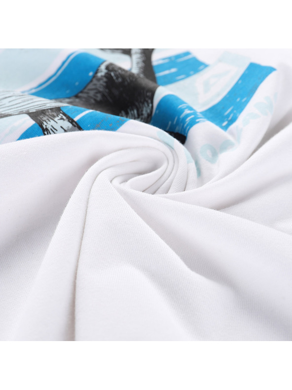 ALPINE PRO Dětské triko z organické bavlny ALPINE PRO TERMESO 2 white varianta pc