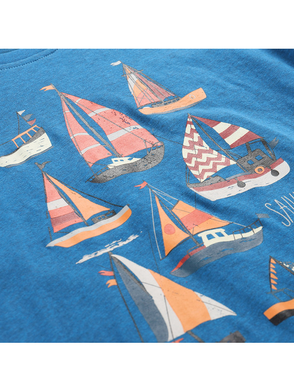 ALPINE PRO Dětské triko z nemačkavého materiálu ALPINE PRO BIGERO 2 moonlit ocean varianta pb