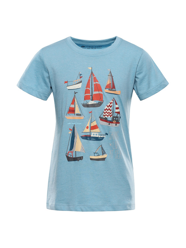 ALPINE PRO Dětské triko z nemačkavého materiálu ALPINE PRO BIGERO 2 skyride varianta pb