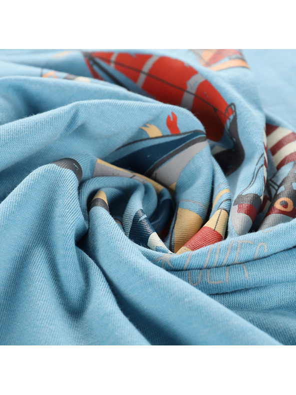 ALPINE PRO Dětské triko z nemačkavého materiálu ALPINE PRO BIGERO 2 skyride varianta pb