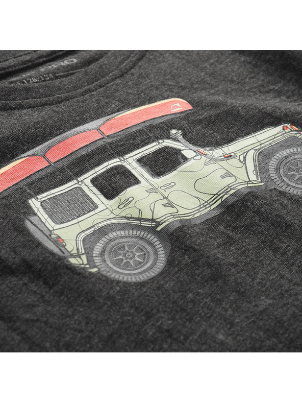 ALPINE PRO Dětské triko z nemačkavého materiálu ALPINE PRO BIGERO 2 black varianta pa