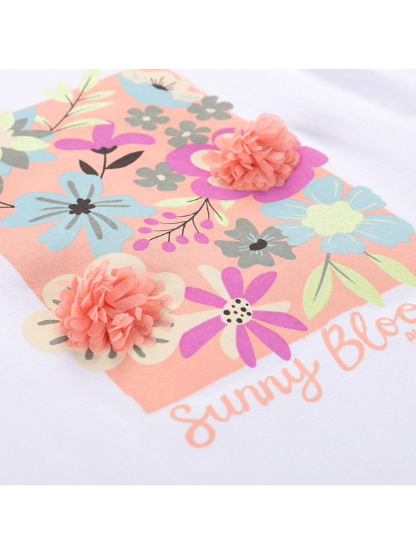 ALPINE PRO Dětské bavlněné triko ALPINE PRO DORGO white varianta pc