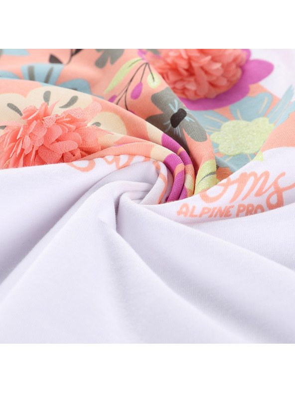 ALPINE PRO Dětské bavlněné triko ALPINE PRO DORGO white varianta pc