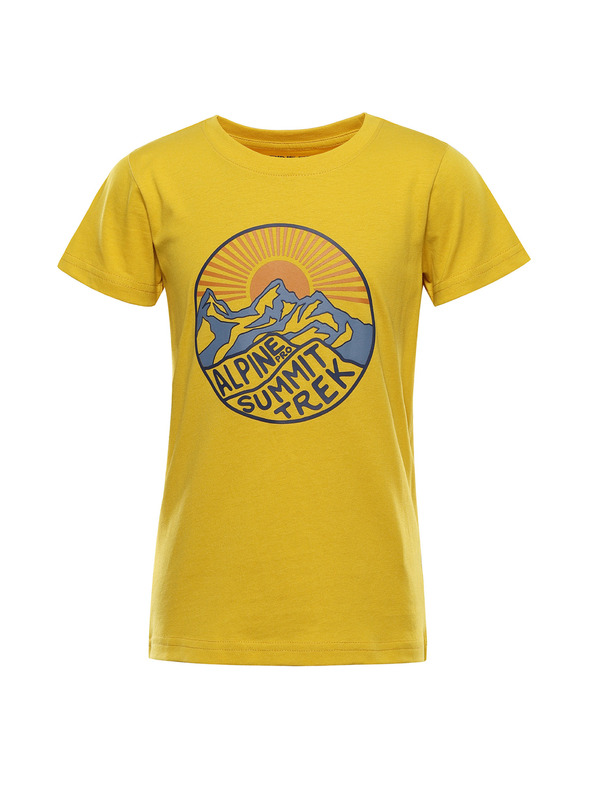 ALPINE PRO Dětské rychleschnoucí triko ALPINE PRO REJO 2 lemon curry varianta pb