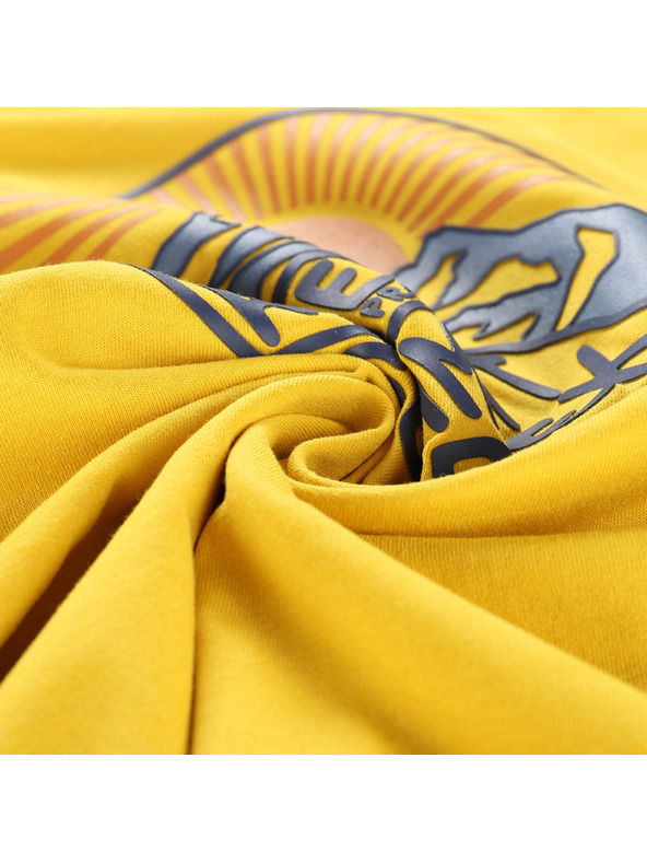 ALPINE PRO Dětské rychleschnoucí triko ALPINE PRO REJO 2 lemon curry varianta pb