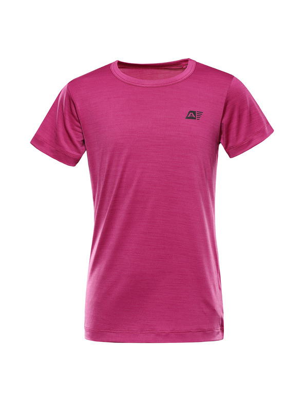 ALPINE PRO Dětské rychleschnoucí triko ALPINE PRO BASIKO fuchsia red