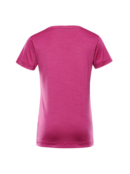 ALPINE PRO Dětské rychleschnoucí triko ALPINE PRO BASIKO fuchsia red