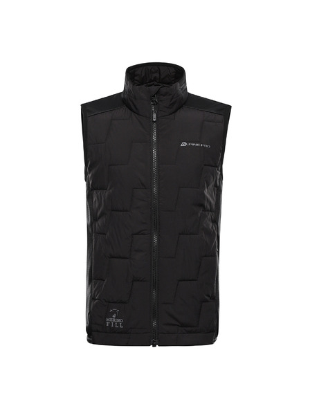 ALPINE PRO Dětská vesta s merino výplní ALPINE PRO NERCO black