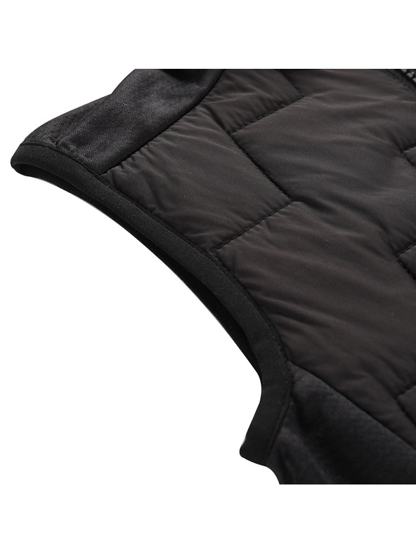 ALPINE PRO Dětská vesta s merino výplní ALPINE PRO NERCO black