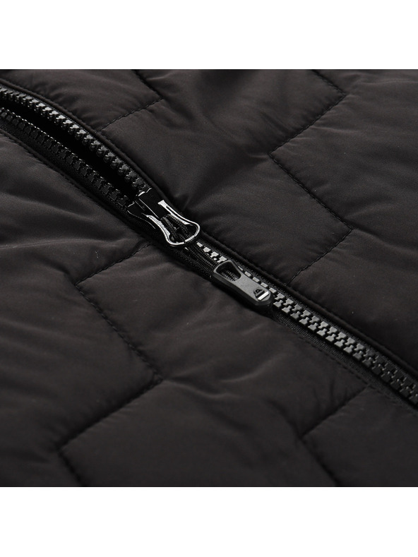 ALPINE PRO Dětská vesta s merino výplní ALPINE PRO NERCO black