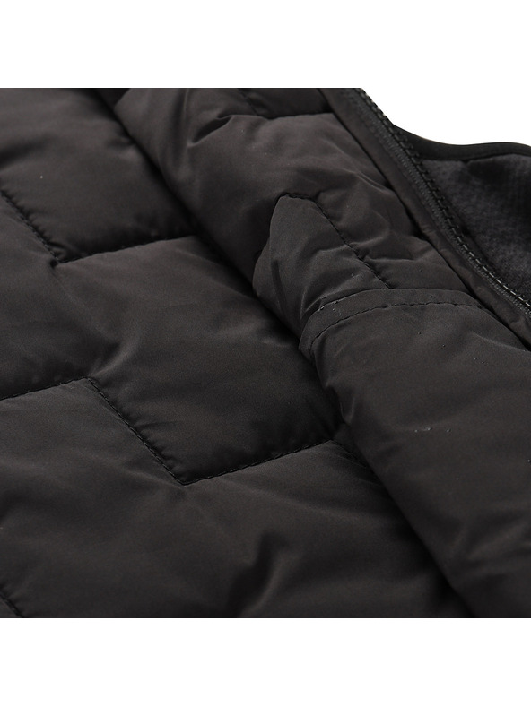 ALPINE PRO Dětská vesta s merino výplní ALPINE PRO NERCO black