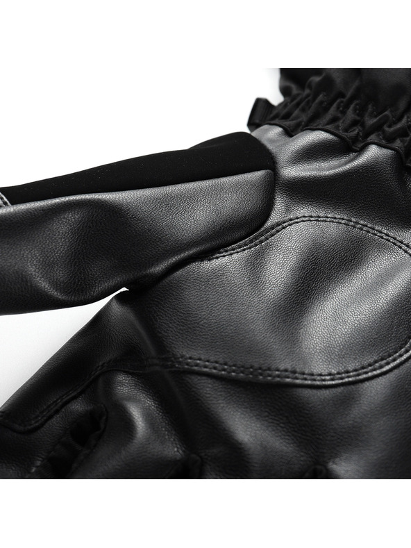 ALPINE PRO Pánské lyžařské rukavice s membránou ptx ALPINE PRO LEDET black