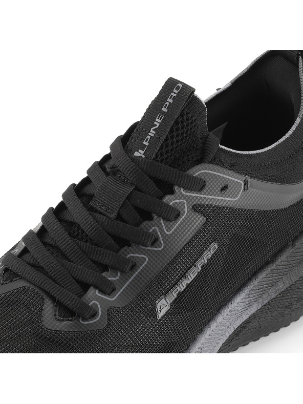 ALPINE PRO Pánská běžecká obuv s podešví carbon plate ALPINE PRO NEGAD black