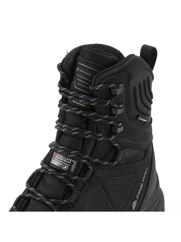 ALPINE PRO Pánská zimní obuv s ptx membránou ALPINE PRO NIRE black
