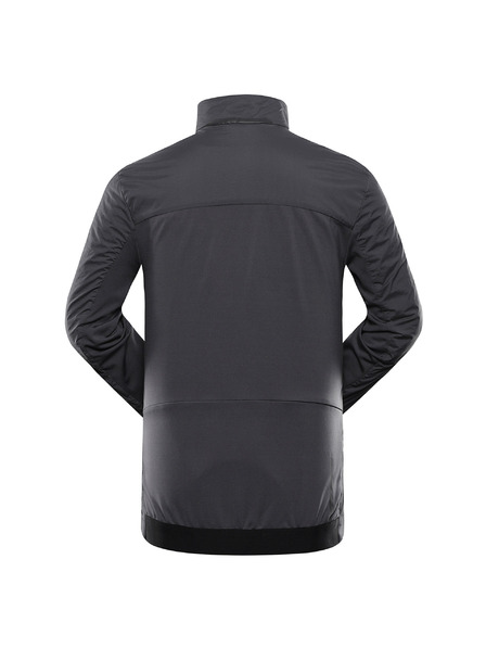 ALPINE PRO Pánská sporotvní zateplená bunda ALPINE PRO NOKED dk.true gray
