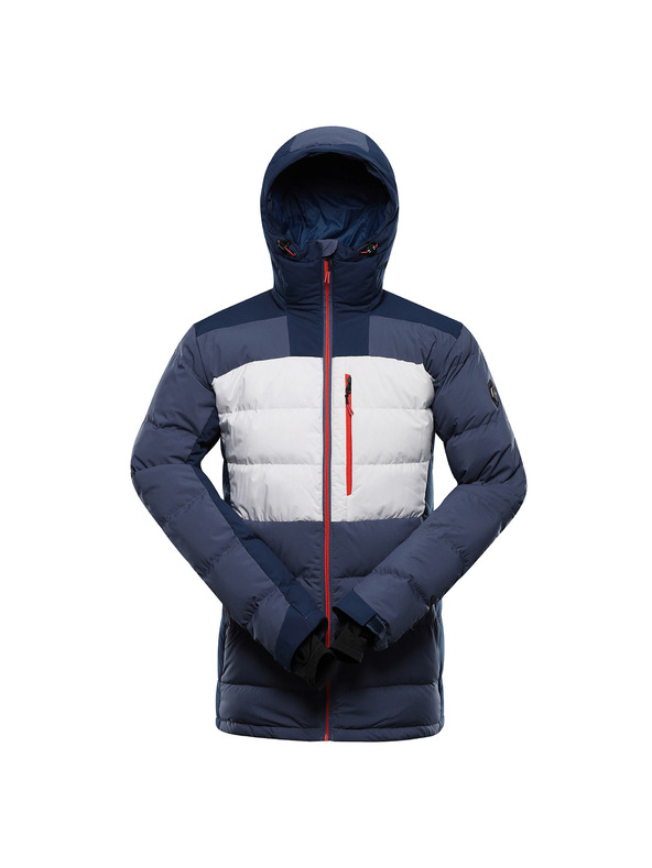 ALPINE PRO Pánská peřová lyžařská bunda s membránou ptx snow ALPINE PRO FERER 2 vintage indigo