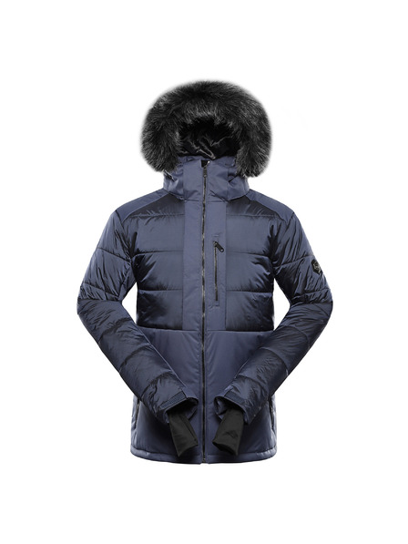 ALPINE PRO Pánská lyžařská bunda s membránou ptx snow ALPINE PRO NADDR vintage indigo