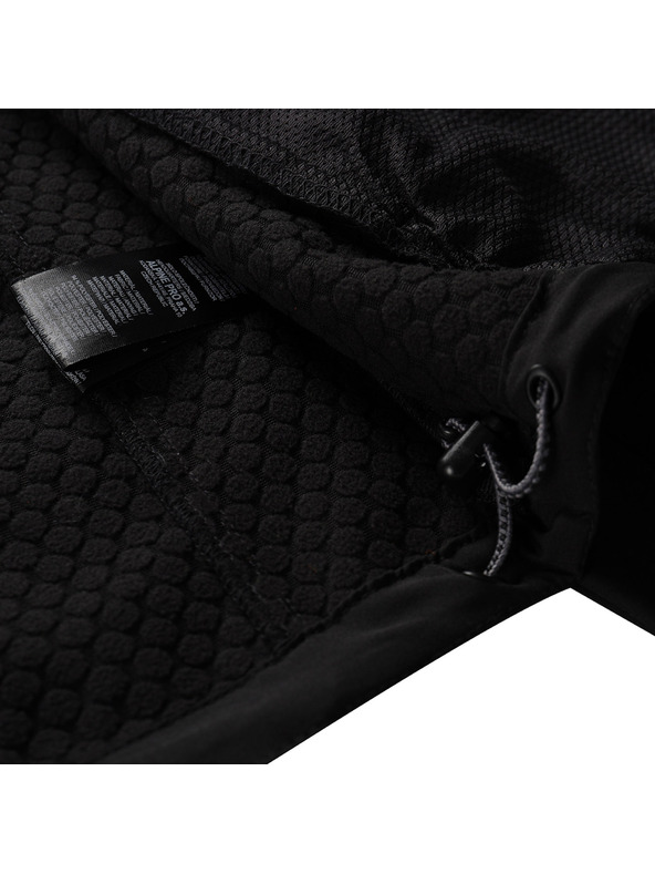 ALPINE PRO Pánská softshellová bunda s membránou ALPINE PRO HOOR black