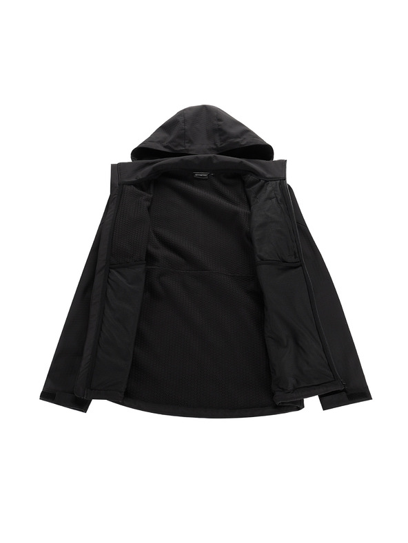 ALPINE PRO Pánská softshellová bunda s membránou ALPINE PRO GEDER black