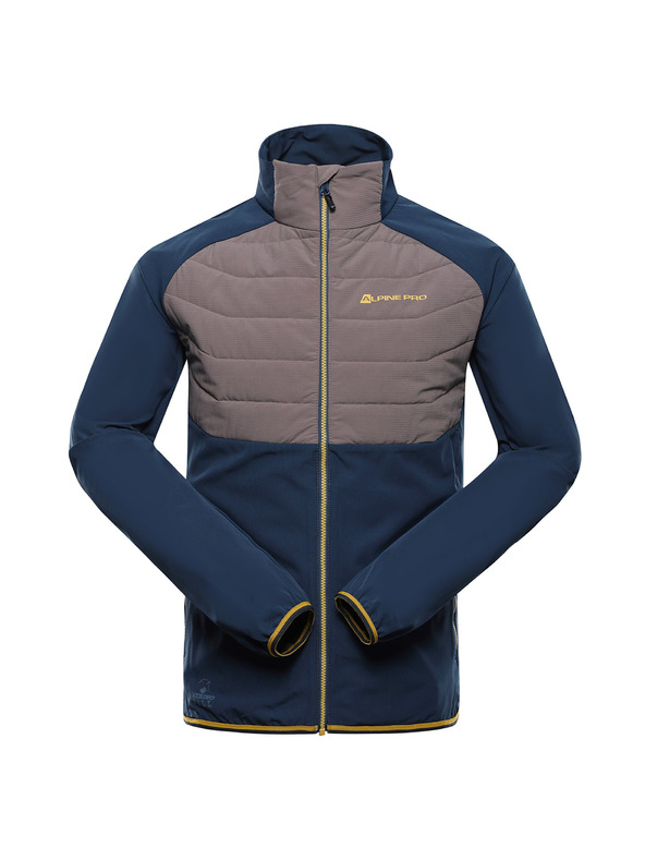 ALPINE PRO Pánská bunda s merino výplní ALPINE PRO GERL blue wing teal
