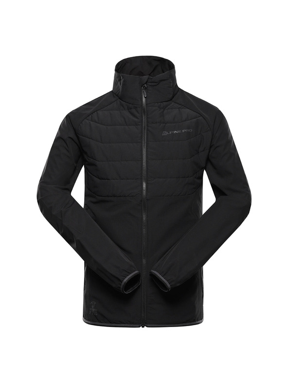 ALPINE PRO Pánská bunda s merino výplní ALPINE PRO GERL black