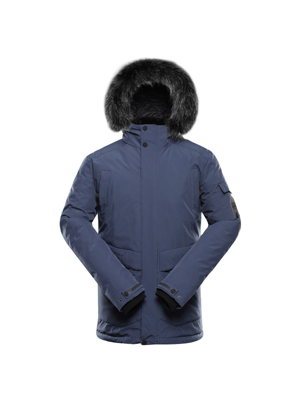 ALPINE PRO Pánská zimní bunda s membránou ptx ALPINE PRO WERD 2 vintage indigo