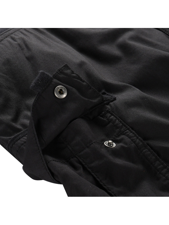 ALPINE PRO Pánské bavlněné kraťasy ALPINE PRO URT black