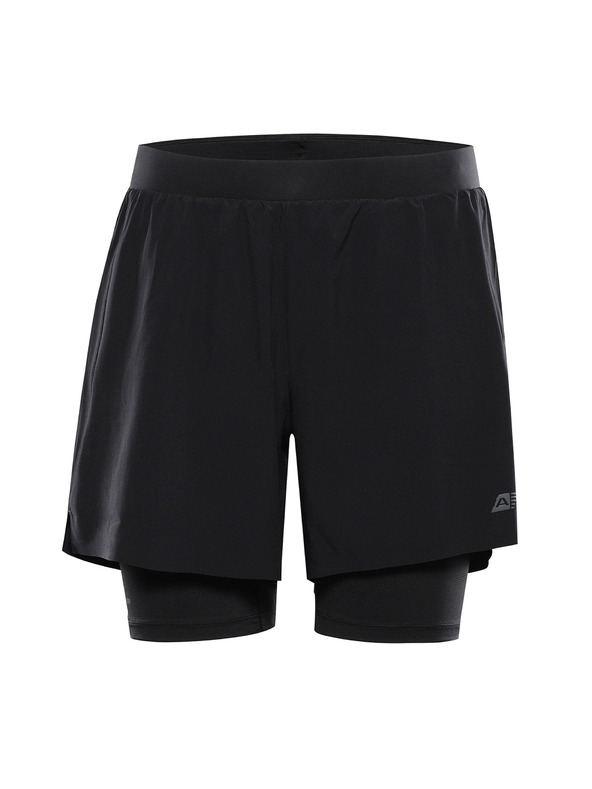 ALPINE PRO Pánské sportovní kraťasy s cool dry ALPINE PRO GAJER black