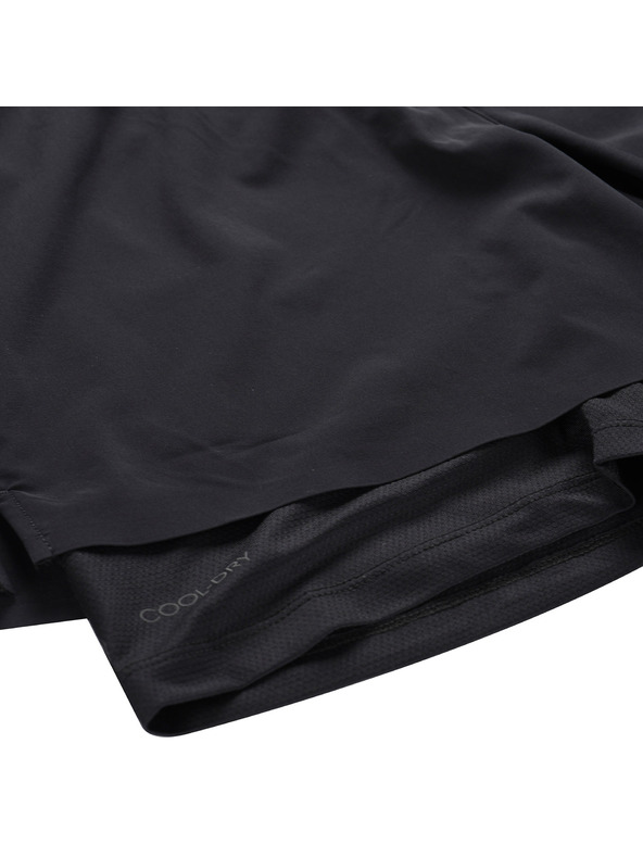ALPINE PRO Pánské sportovní kraťasy s cool dry ALPINE PRO GAJER black