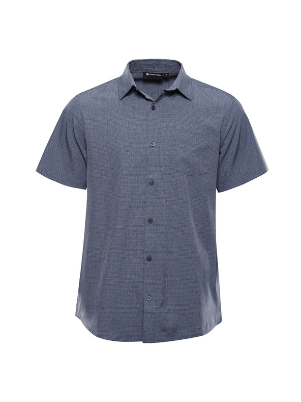 ALPINE PRO Pánská rychleschnoucí košile ALPINE PRO WERAN dk.metal blue