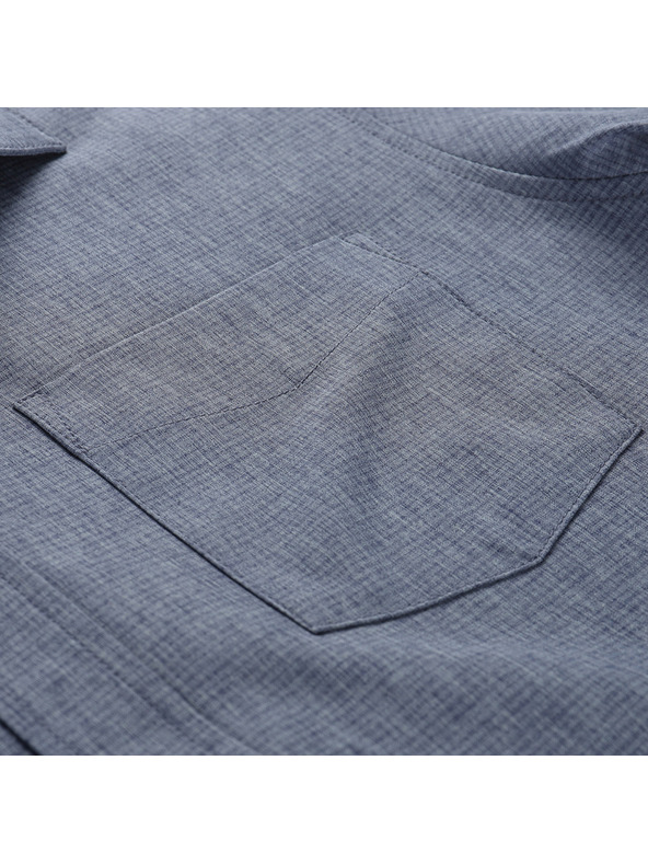 ALPINE PRO Pánská rychleschnoucí košile ALPINE PRO WERAN dk.metal blue