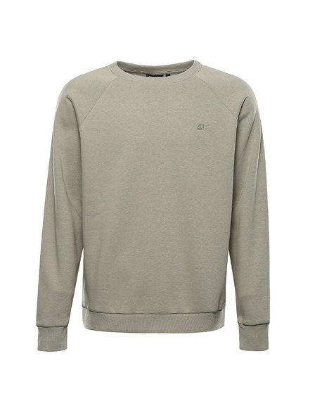 ALPINE PRO Pánská bavlněná mikina ALPINE PRO NEGG abbey stone