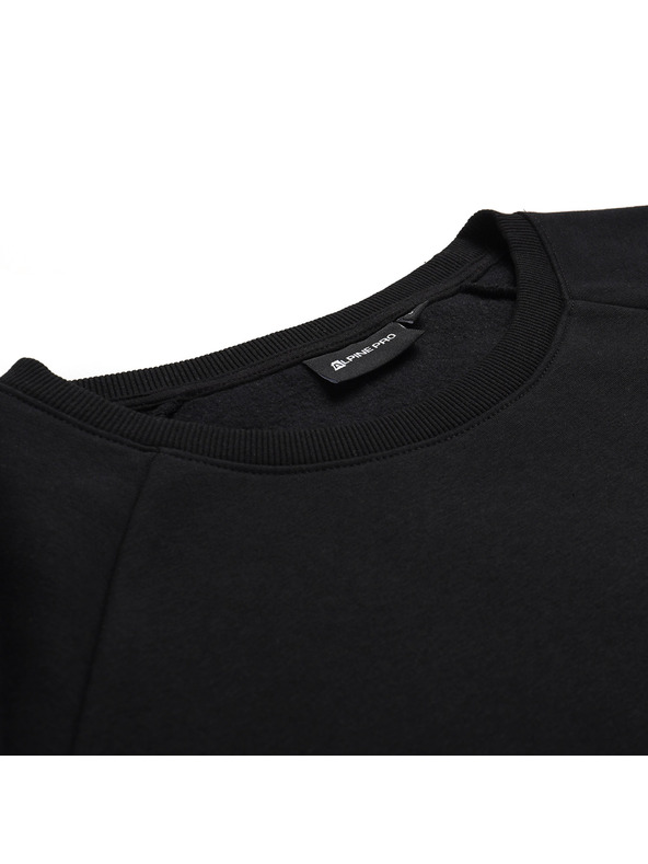 ALPINE PRO Pánská bavlněná mikina ALPINE PRO NEGG black