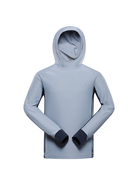 ALPINE PRO Pánská rychleschnoucí mikina ALPINE PRO FEZ ashley blue