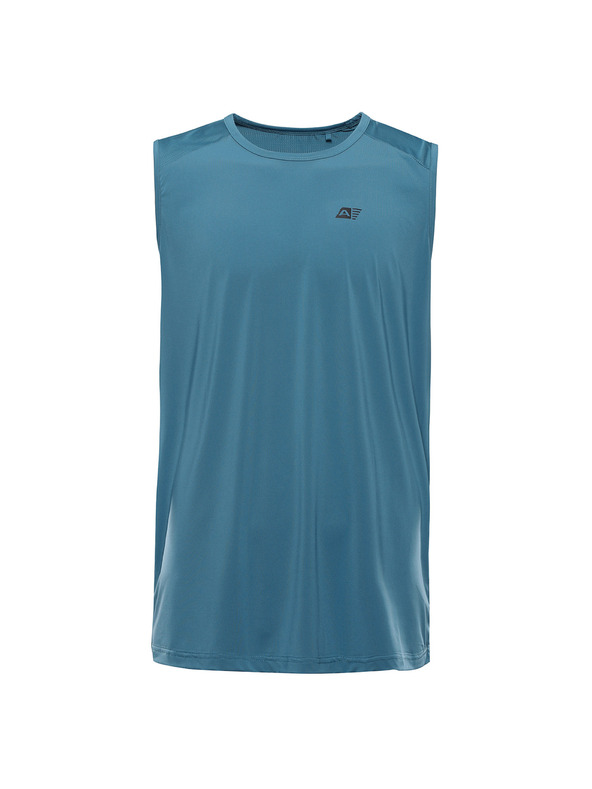 ALPINE PRO Pánské rychleschnoucí tílko s cool dry ALPINE PRO GELAD 3 storm blue