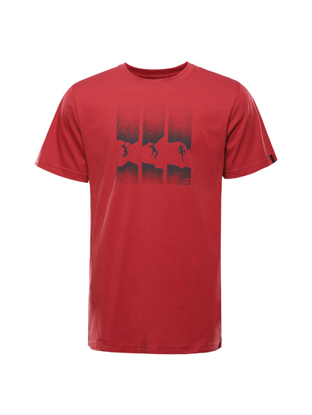 ALPINE PRO Pánské rychleschnoucí triko s cool dry ALPINE PRO BOLEN 2 cardinal varianta pb