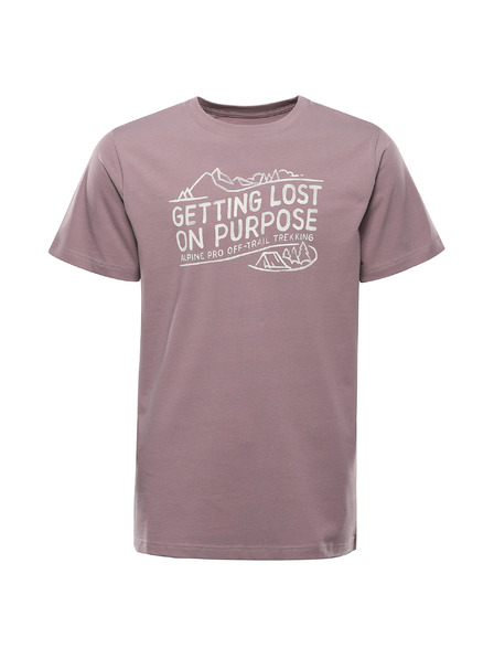 ALPINE PRO Pánské bavlněné triko ALPINE PRO DORG quail varianta pb