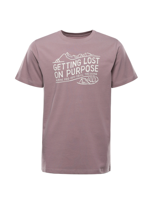 ALPINE PRO Pánské bavlněné triko ALPINE PRO DORG quail varianta pb