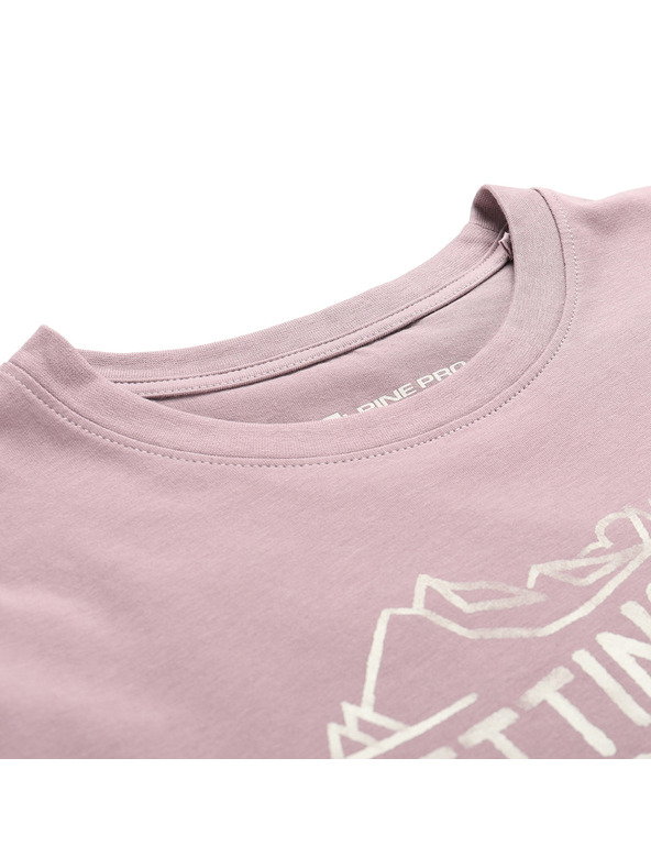 ALPINE PRO Pánské bavlněné triko ALPINE PRO DORG quail varianta pb