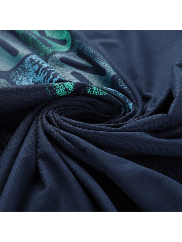 ALPINE PRO Pánské rychleschnoucí triko s cool dry ALPINE PRO BOLEN 2 moonlit ocean varianta pa