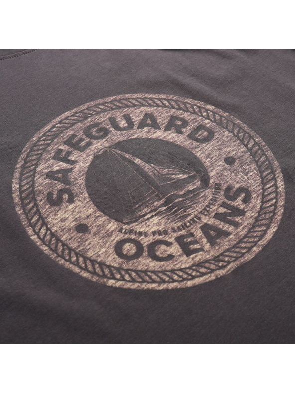 ALPINE PRO Pánské bavlněné triko ALPINE PRO DOMEN obsidian varianta pa