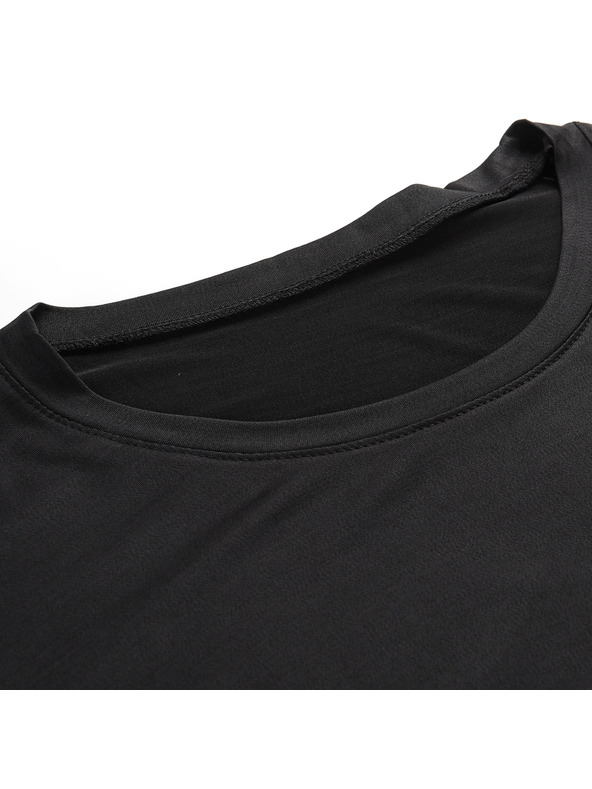 ALPINE PRO Pánské rychleschnoucí triko s cool dry ALPINE PRO MARETH black