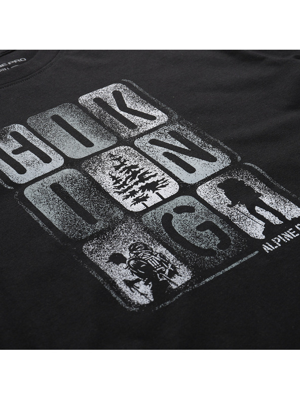 ALPINE PRO Pánské rychleschnoucí triko s cool dry ALPINE PRO BOLEN 2 black varianta pa