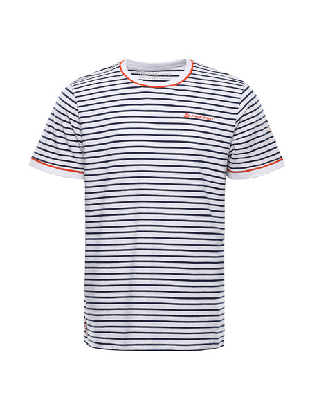 ALPINE PRO Pánské bavlněné triko s měnícím se potiskem ALPINE PRO NAMOR moonlit ocean