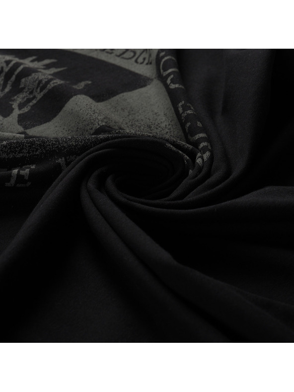 ALPINE PRO Pánské bavlněné triko ALPINE PRO DORG black varianta pa