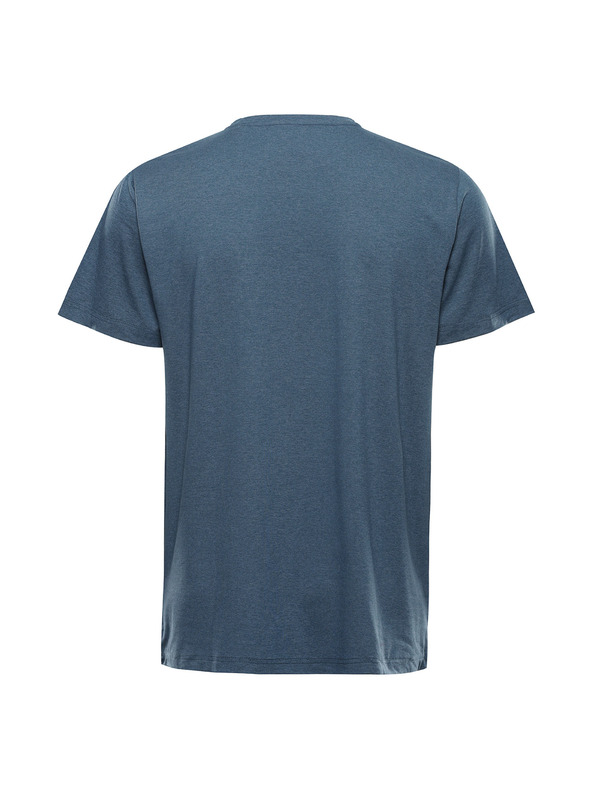 ALPINE PRO Pánské triko z nemačkavého materiálu ALPINE PRO GORAF 2 dk.metal blue varianta pa